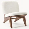 Outlet Sillón en tejido bouclé Shenay Sillones Pequeños|Sillones