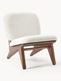 Outlet Sillón en tejido bouclé Shenay Sillones Pequeños|Sillones