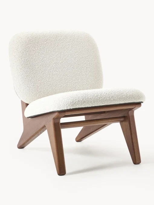 Outlet Sillón en tejido bouclé Shenay Sillones Pequeños|Sillones