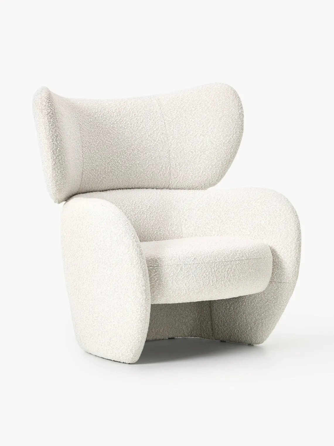 Outlet Sillón en tejido bouclé Teyvat Sillones Pequeños|Sillones