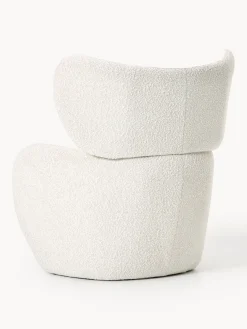 Outlet Sillón en tejido bouclé Teyvat Sillones Pequeños|Sillones