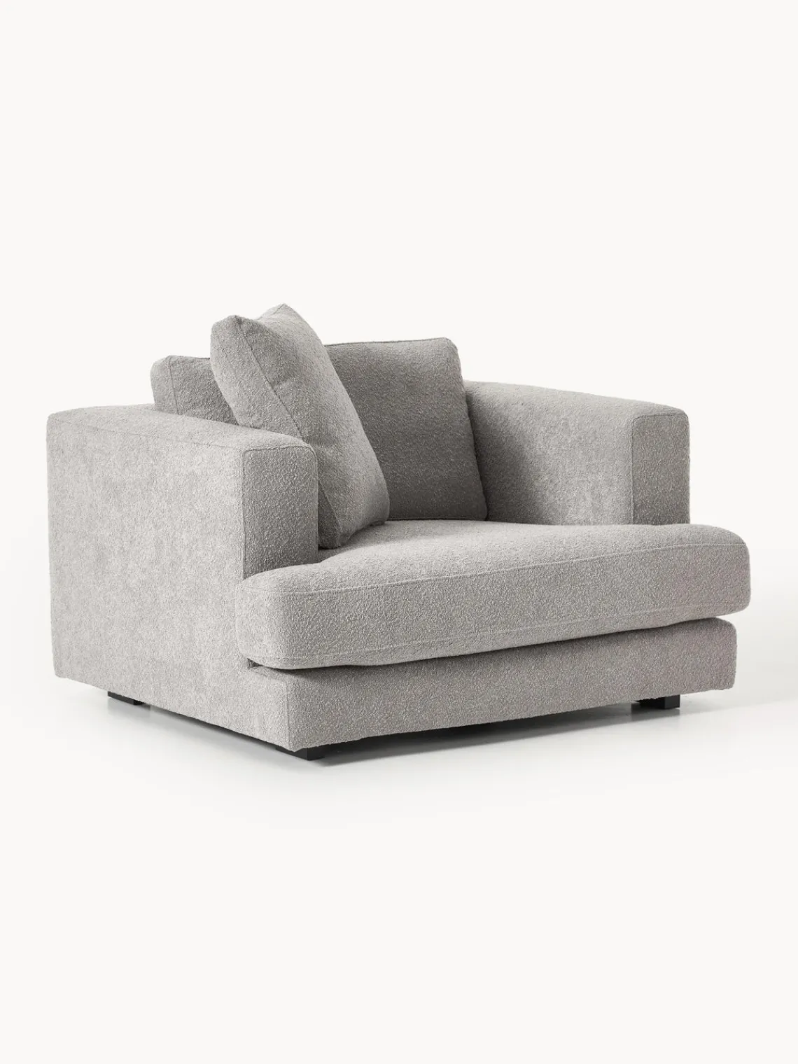 Online Sillón en tejido bouclé Tribeca Butacas|Sillones
