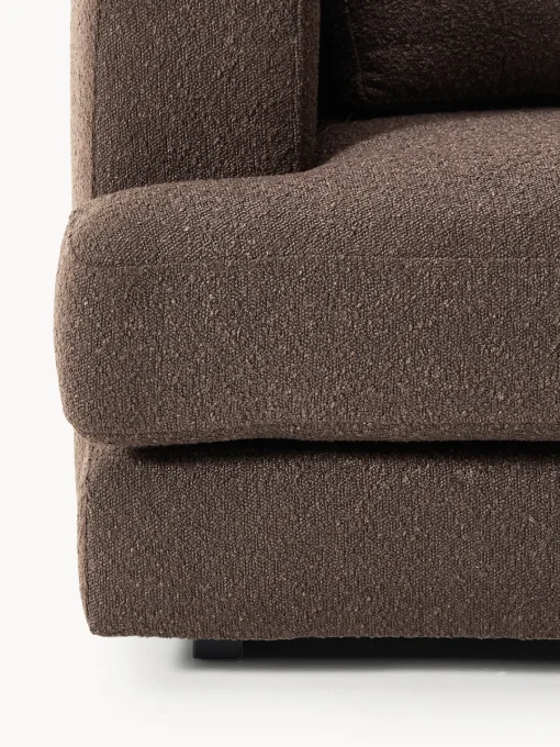 Butacas|Sillones>Westwing Collection Sillón en tejido bouclé Tribeca Bouclé marrón oscuro