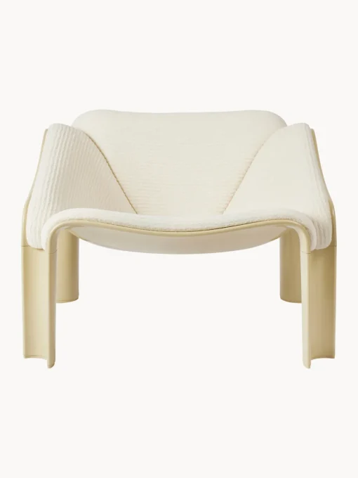 Sillones Pequeños|Sillones>GUBI Sillón F300 Tejido blanco Off White, beige claro