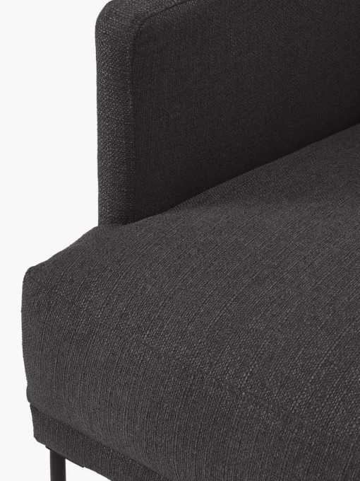 Butacas|Sillones>Westwing Collection Sillón Fluente Tejido grueso gris antracita