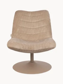 Sillones Pequeños|Sillones></noscript>Zuiver Sillón giratorio de pana Bubba