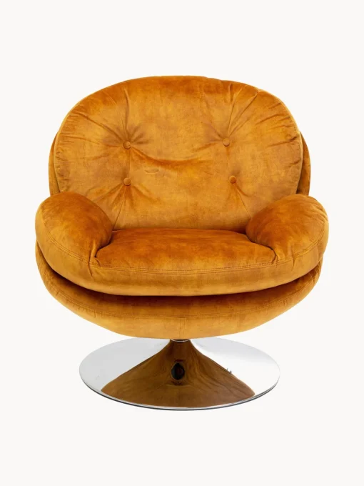 Sillones Pequeños|Sillones>Kare Design Sillón giratorio de terciopelo Cosy
