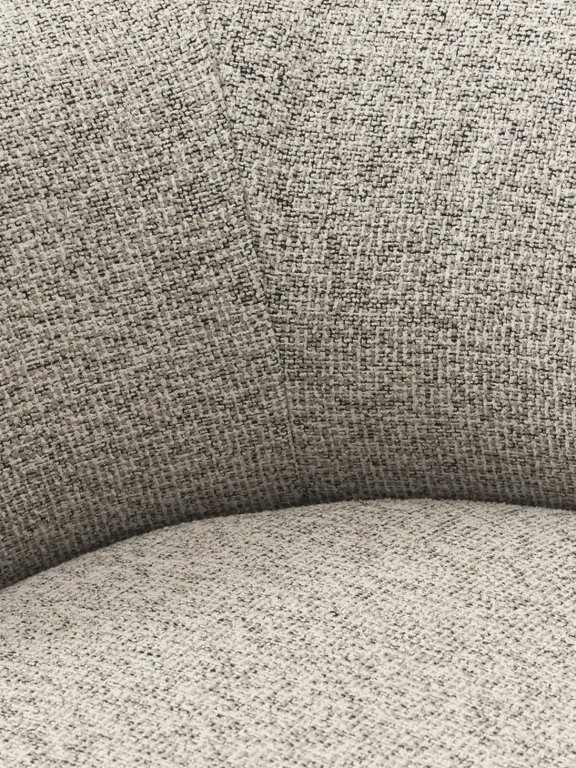 Butacas|Sillones>Westwing Collection Sillón grande en tejido bouclé Sofia Bouclé jaspeado, beige