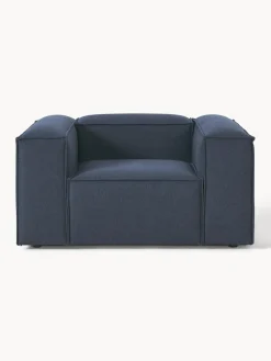 Butacas|Sillones></noscript>Westwing Collection Sillón Lennon Tejido azul oscuro