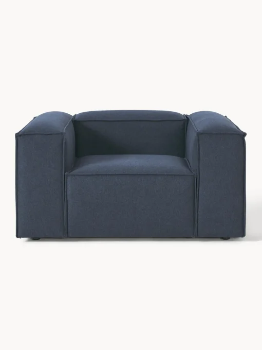 Butacas|Sillones>Westwing Collection Sillón Lennon Tejido azul oscuro