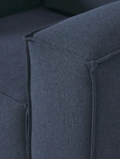 Butacas|Sillones></noscript>Westwing Collection Sillón Lennon Tejido azul oscuro