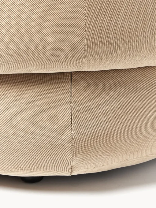 Butacas|Sillones>Westwing Collection Sillón lounge Alba Tejido aterciopelado beige