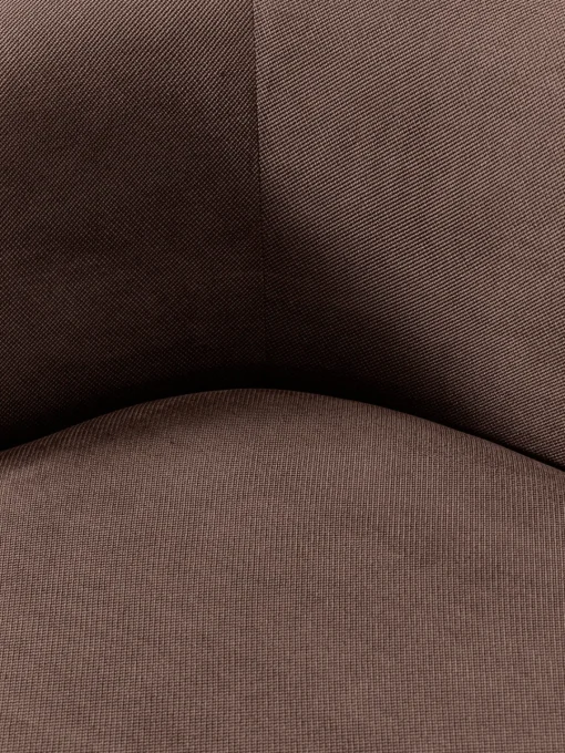 Butacas|Sillones>Westwing Collection Sillón lounge Alba Tejido aterciopelado marrón oscuro