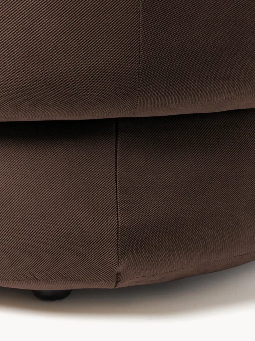Butacas|Sillones>Westwing Collection Sillón lounge Alba Tejido aterciopelado marrón oscuro