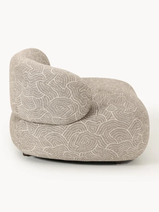 Butacas|Sillones>Westwing Collection Sillón lounge Alba Tejido marrón