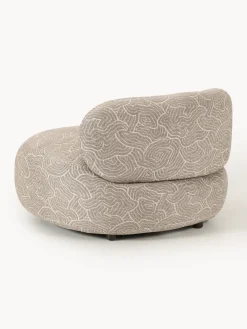 Butacas|Sillones></noscript>Westwing Collection Sillón lounge Alba Tejido marrón