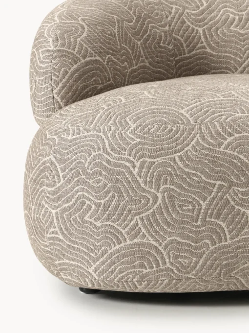 Butacas|Sillones>Westwing Collection Sillón lounge Alba Tejido marrón