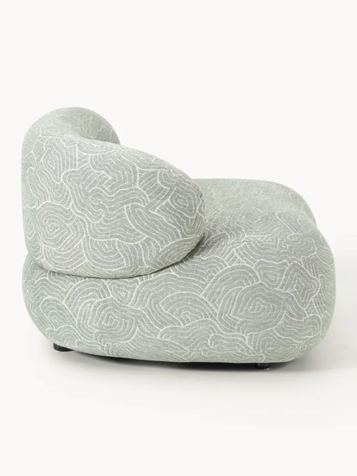 Butacas|Sillones>Westwing Collection Sillón lounge Alba Tejido verde oliva