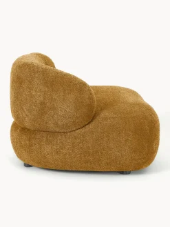 Butacas|Sillones></noscript>Westwing Collection Sillón lounge de borreguillo bouclé Alba Borreguillo bouclé ocre