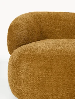 Butacas|Sillones></noscript>Westwing Collection Sillón lounge de borreguillo bouclé Alba Borreguillo bouclé ocre
