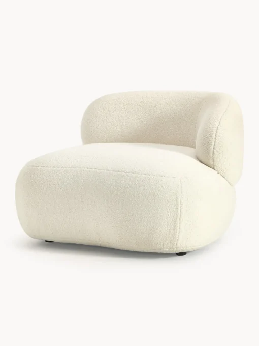 Butacas|Sillones>Westwing Collection Sillón lounge de borreguillo Alba Borreguillo blanco Off White