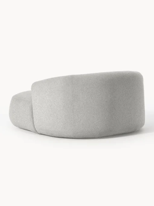 Sale Sillón lounge grande en tejido bouclé Sofia Butacas|Sillones