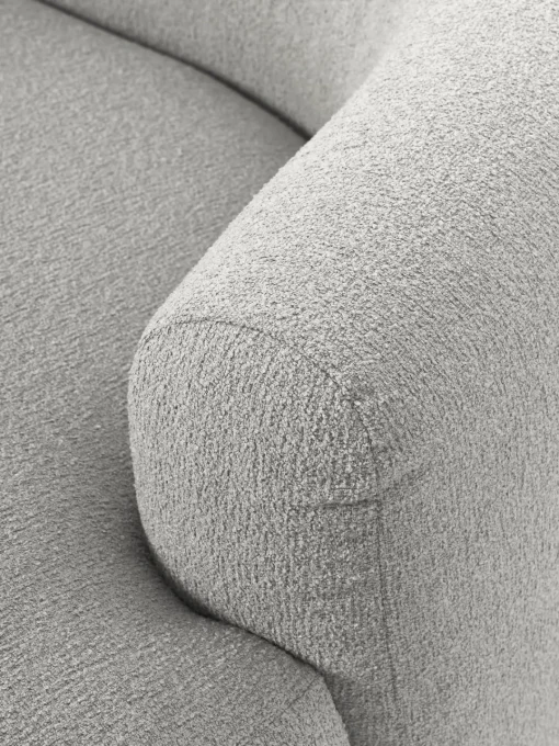 Sale Sillón lounge grande en tejido bouclé Sofia Butacas|Sillones