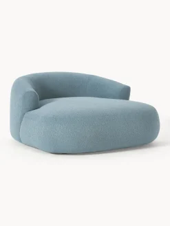 Sale Sillón lounge grande en tejido bouclé Sofia Butacas|Sillones