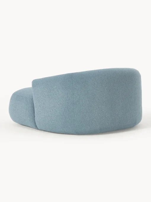 Sale Sillón lounge grande en tejido bouclé Sofia Butacas|Sillones