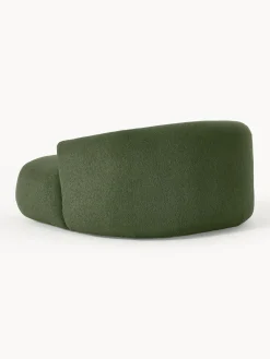 Sillón lounge grande en tejido bouclé Sofia Butacas|Sillones