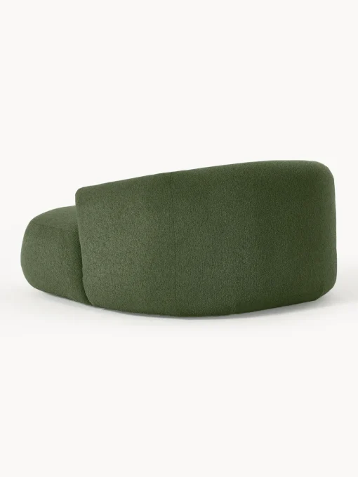 Sillón lounge grande en tejido bouclé Sofia Butacas|Sillones