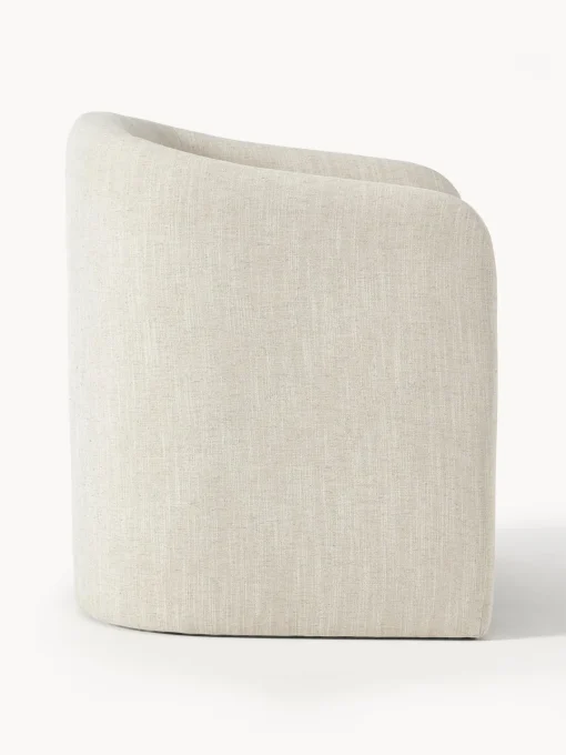 Sillones Pequeños|Sillones>Westwing Collection Sillón Mairo Mezcla de lino beige claro