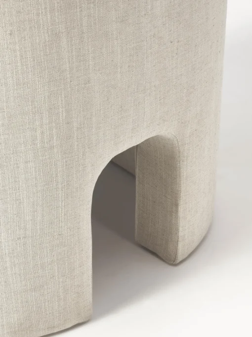 Sillones Pequeños|Sillones>Westwing Collection Sillón Mairo Mezcla de lino beige claro