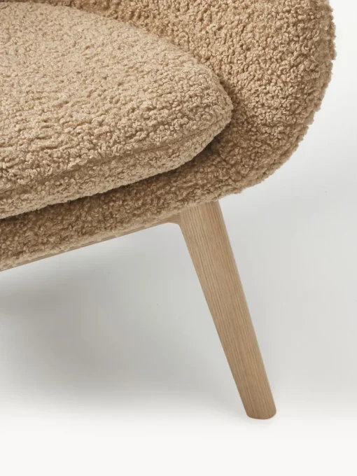 Sillones Orejeros|Sillones>Westwing Collection Sillón orejero de borreguillo Wing Borreguillo marrón claro