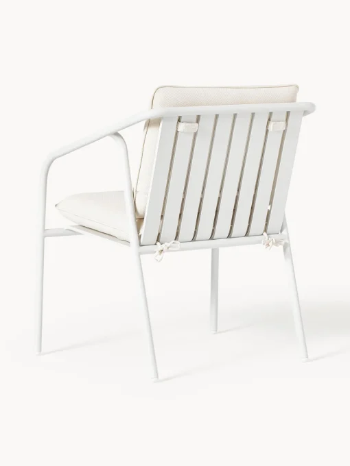Sillas De Jardín|Sillas De Jardí­N>Westwing Collection Sillón para exterior Caio Blanco Off White, blanco