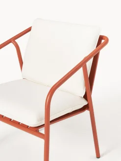 Sillas De Jardín|Sillas Con Reposabrazos></noscript>Westwing Collection Sillón para exterior Caio Blanco Off White, terracota