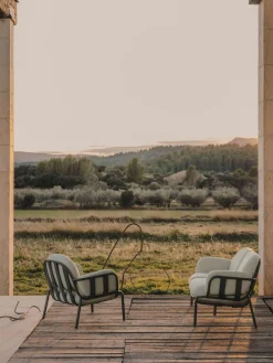 Sillones De Jardín|Sillones De Jardí­N> Sillón para exterior Joncols Tejido gris claro, gris antracita