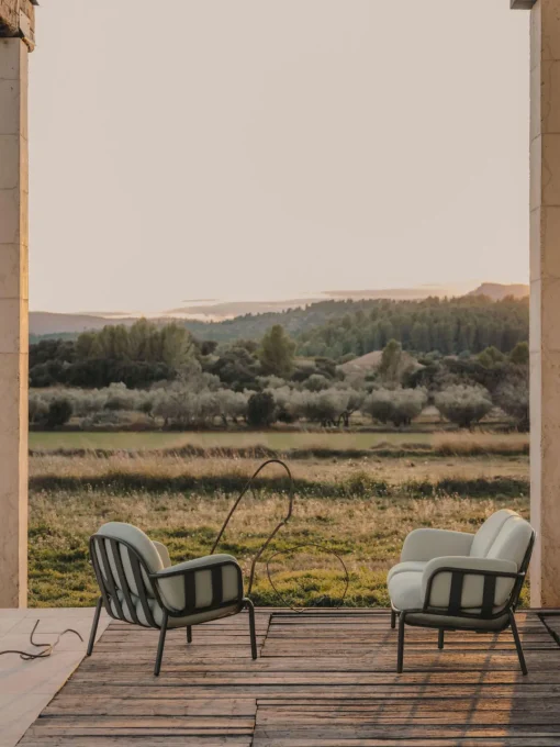 Sillones De Jardín|Sillones De Jardí­N> Sillón para exterior Joncols Tejido gris claro, gris antracita