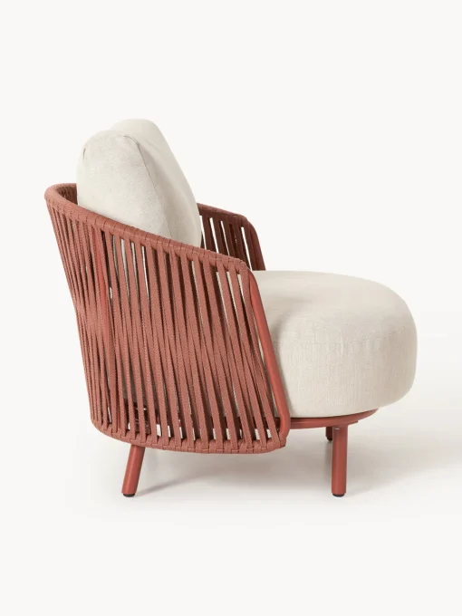 Sillones De Jardín|Sillones De Jardí­N>Westwing Collection Sillón para exterior Sienna Tejido beige claro, terracota