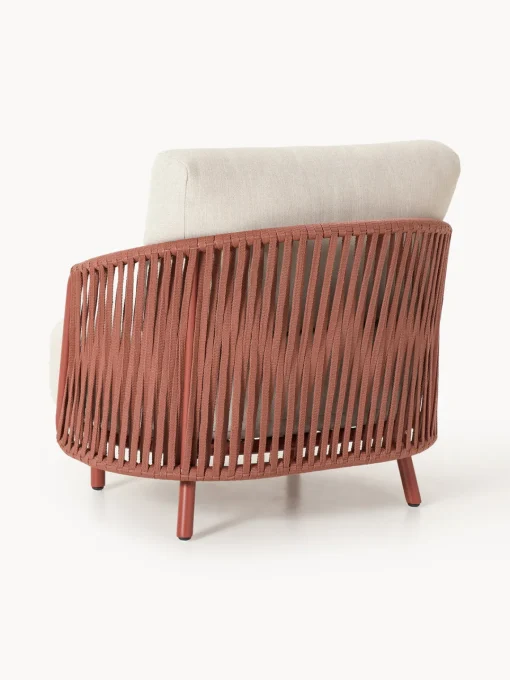 Sillones De Jardín|Sillones De Jardí­N>Westwing Collection Sillón para exterior Sienna Tejido beige claro, terracota