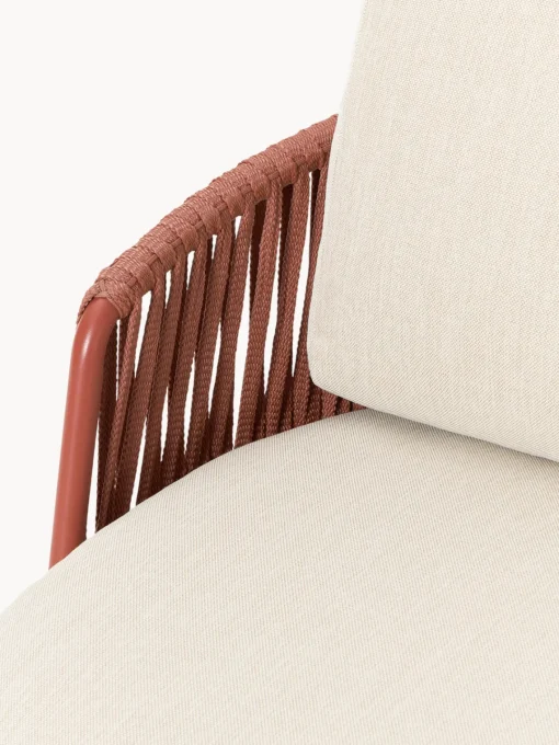 Sillones De Jardín|Sillones De Jardí­N>Westwing Collection Sillón para exterior Sienna Tejido beige claro, terracota