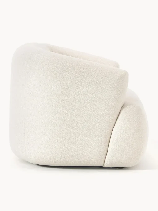 Butacas|Sillones>Westwing Collection Sillón Sofia Tejido grueso blanco crema