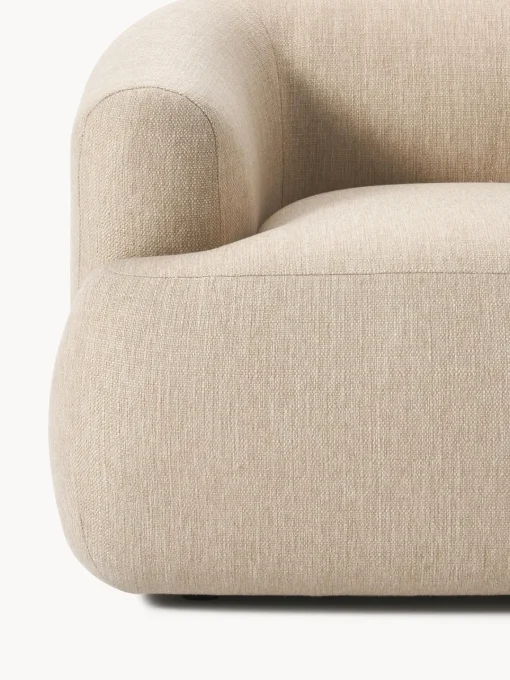 Butacas|Sillones>Westwing Collection Sillón Sofia Tejido grueso beige claro