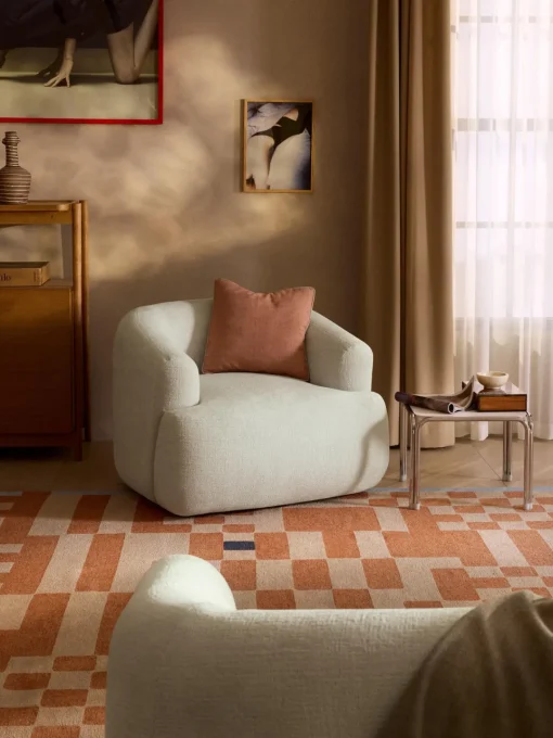 Butacas|Sillones>Westwing Collection Sillón Sofia Terciopelo blanco Off White