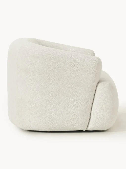 Butacas|Sillones>Westwing Collection Sillón Sofia Terciopelo blanco Off White