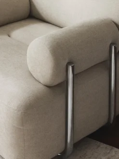 Sillones Pequeños|Sillones></noscript>Westwing Collection Sillón Stella Tejido jaspeado blanco Off White