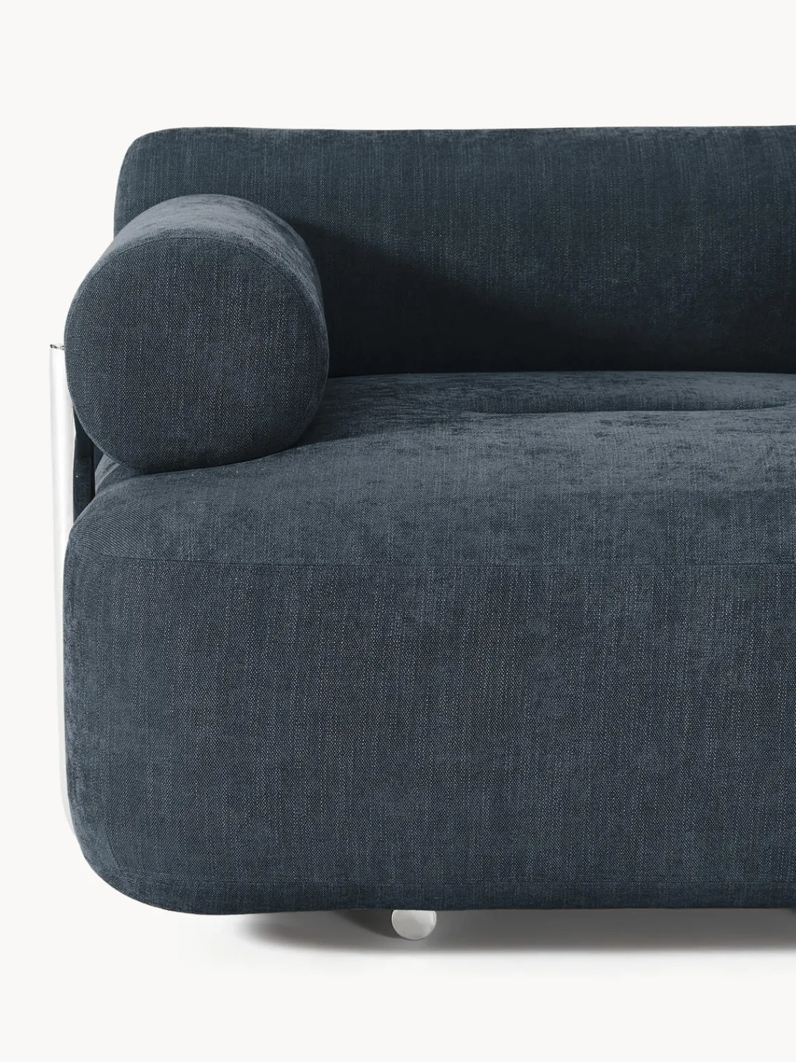 Sillones Pequeños|Sillones>Westwing Collection Sillón Stella Tejido jaspeado azul vaquero