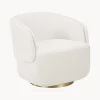 Best Sillón tapizado en tejido bouclé Irene Sillones Pequeños|Sillones