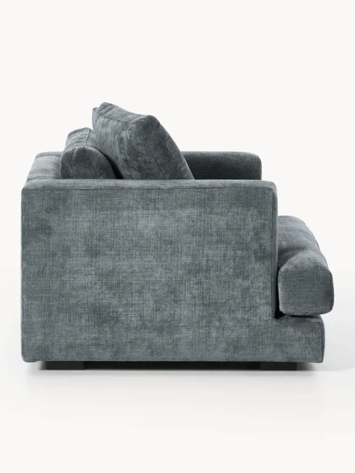 Butacas|Sillones>Westwing Collection Sillón Tribeca Chenilla gris azulado