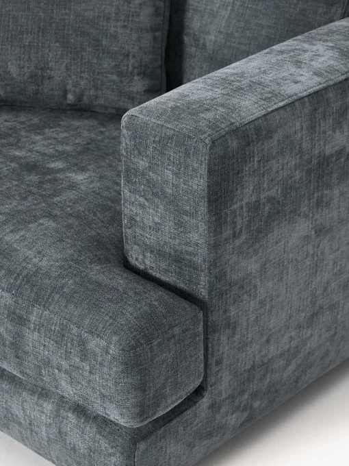 Butacas|Sillones>Westwing Collection Sillón Tribeca Chenilla gris azulado